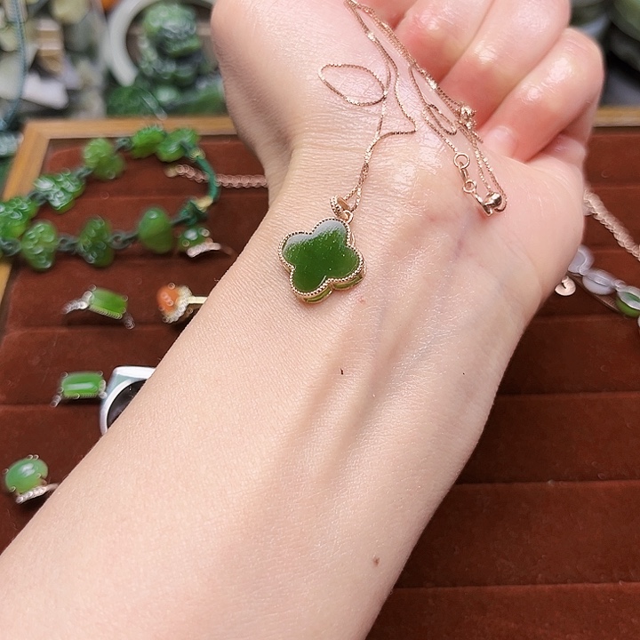 和田玉玉牌未镶嵌瑜**畅