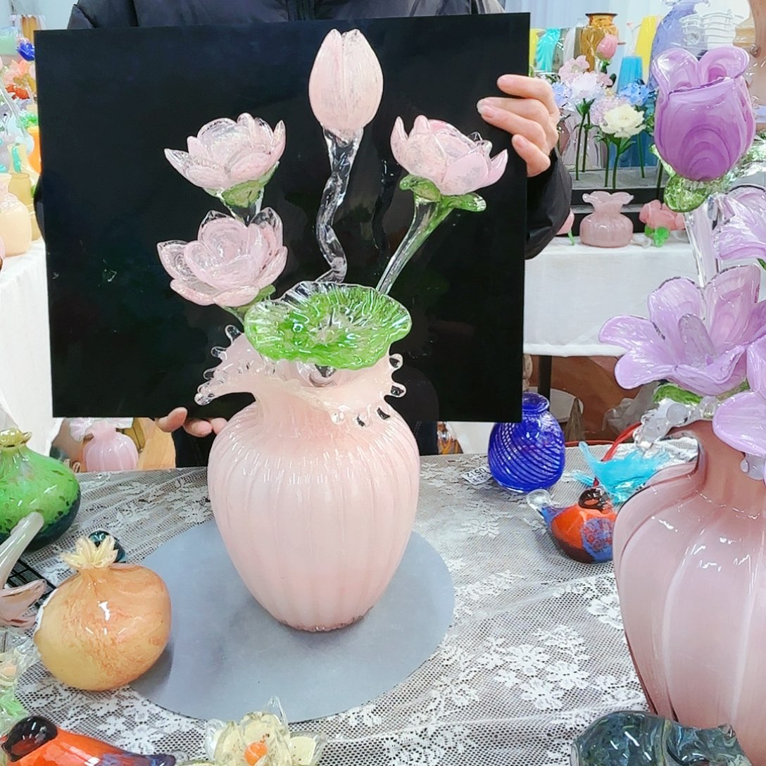 福利不退不换琉璃花瓶艺术品