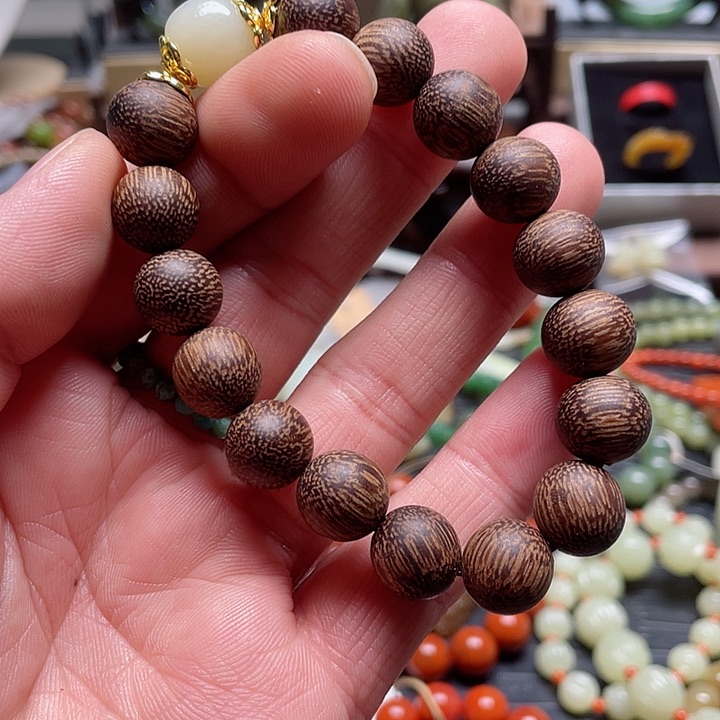 和田玉手串未镶嵌