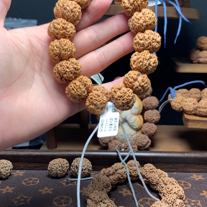 金刚菩提吊坠深沟梅花平头尾头货全品23mm