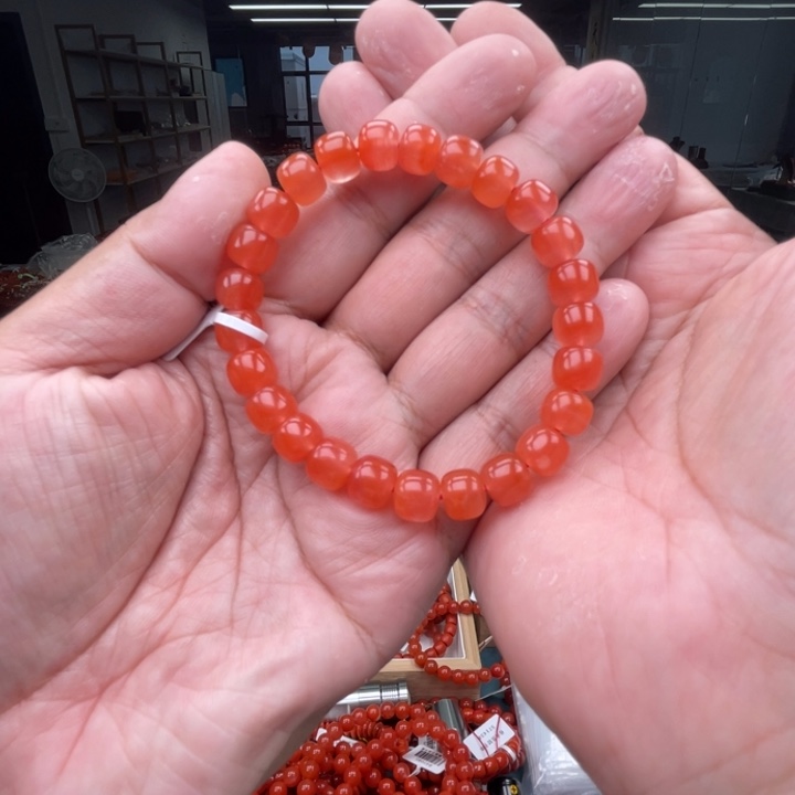 南红玛瑙项链未镶嵌