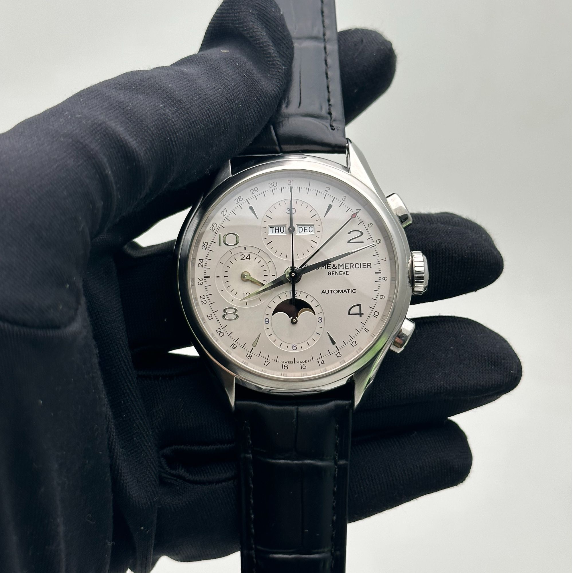 95新 Baume et Mercier/名士 克里顿 精钢 43MM