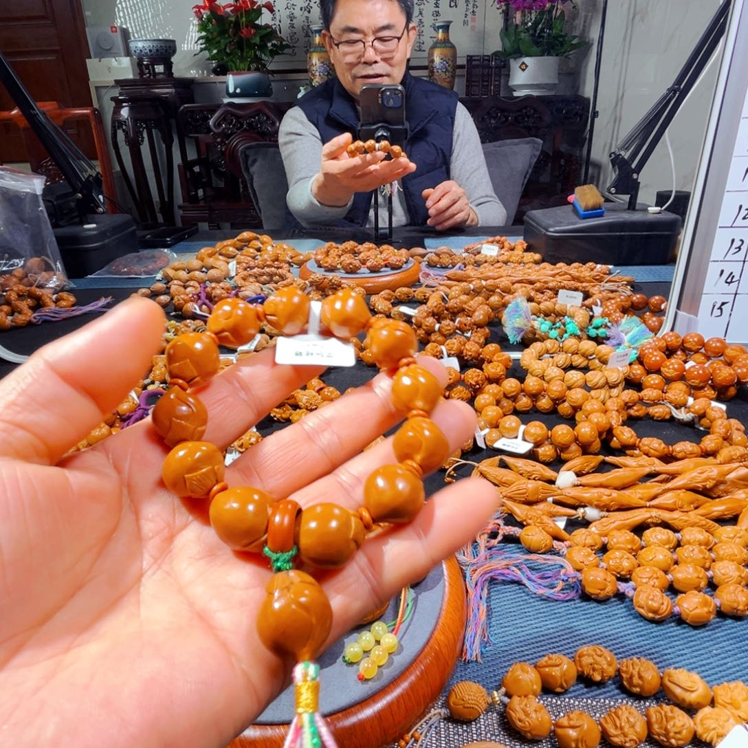 吊坠橄榄核手串桃
