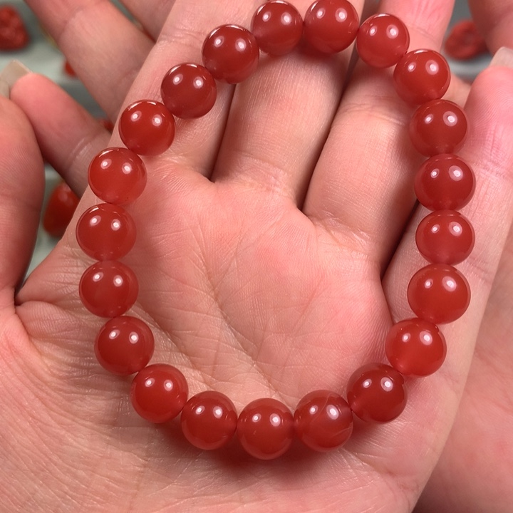 未镶嵌手串南红玛瑙