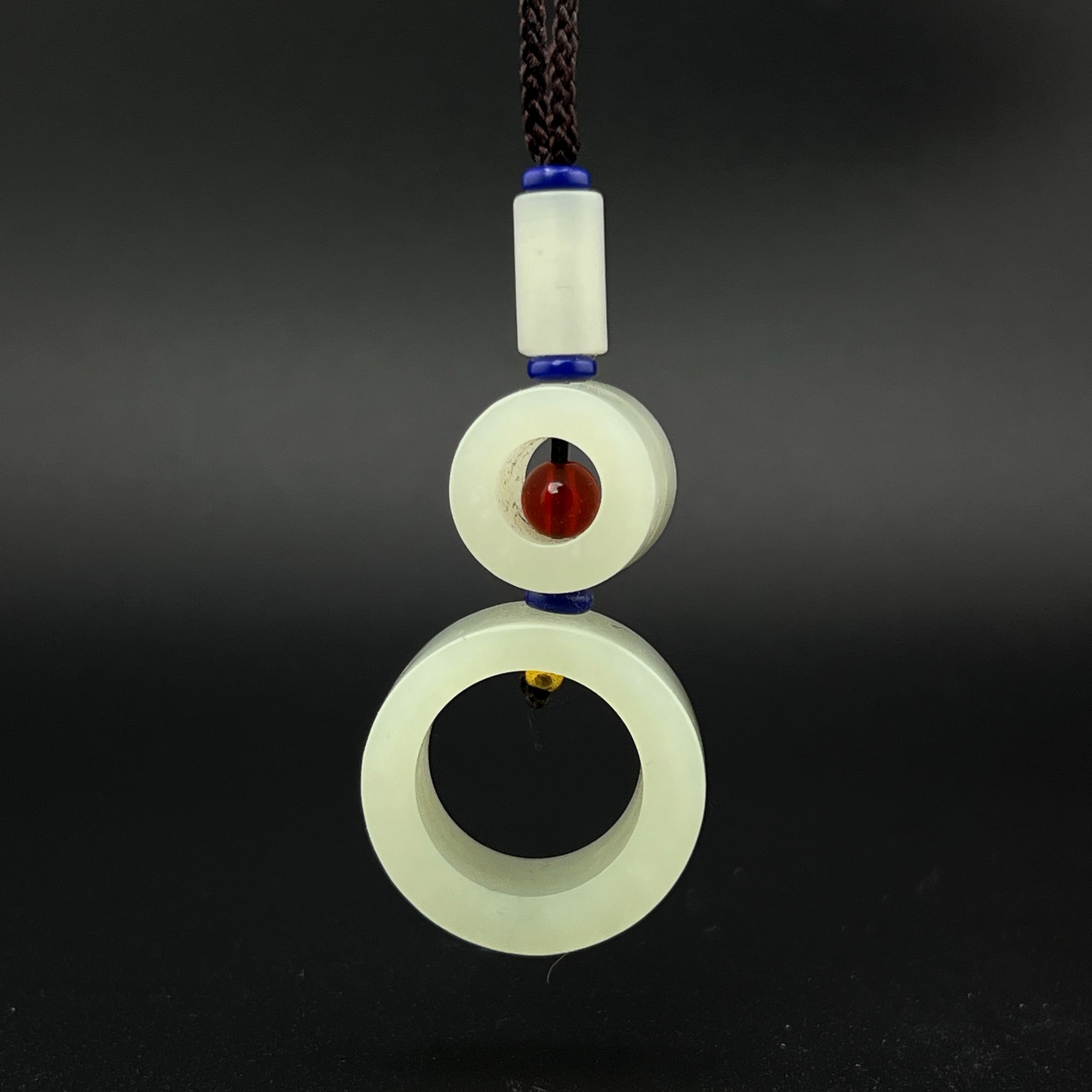 "民国和田玉环/ DL034982/ 古玩/收藏/德州文物"