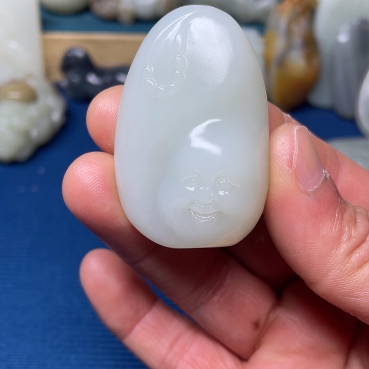 颈饰未镶嵌和田玉风*松