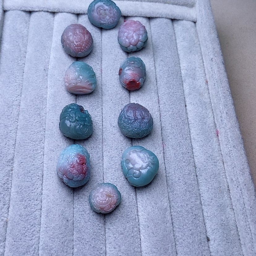 【闪购商品】未镶嵌玛瑙/玉髓珠宝半成品S****n盐源玛瑙定制