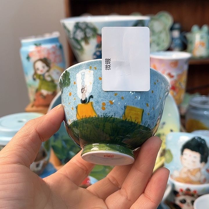 陶景德镇釉下手绘陶瓷