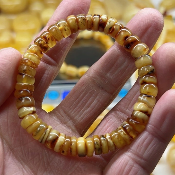 琥珀（矿物珀）手串未镶嵌