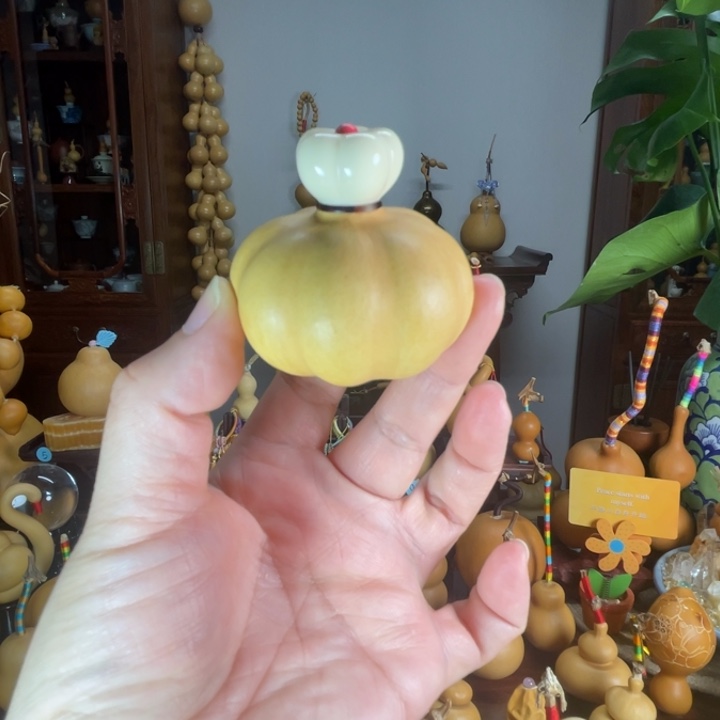 福福转转南瓜型花墩葫芦