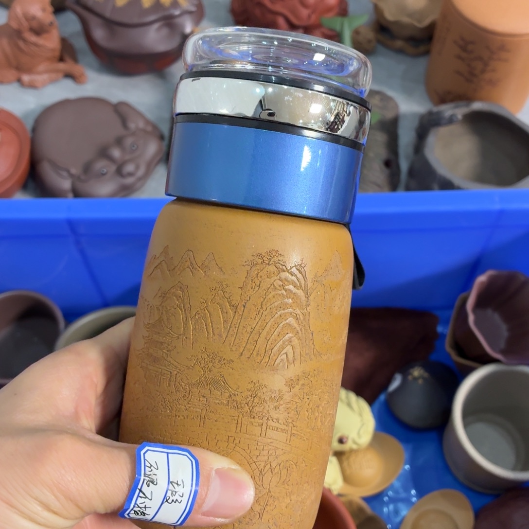 紫砂茶杯瑕疵不退不换介意勿拍