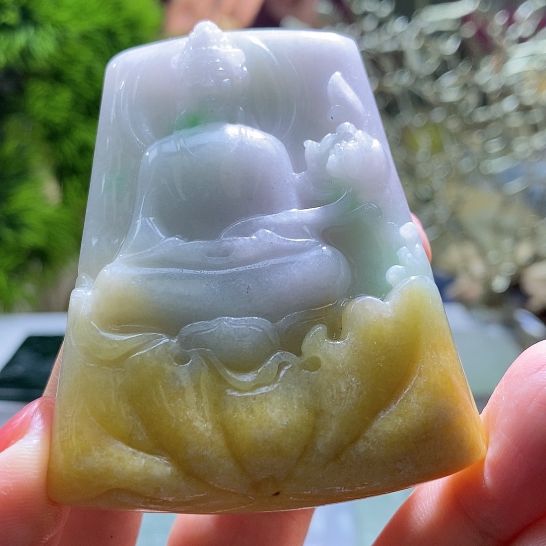 【闪购商品】翡翠颈饰未镶嵌观音