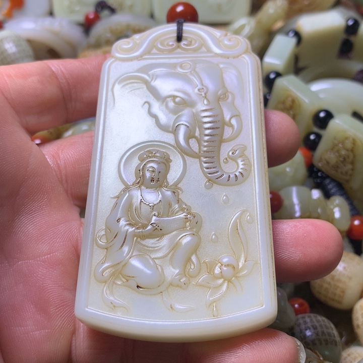 未镶嵌和田玉挂件金*