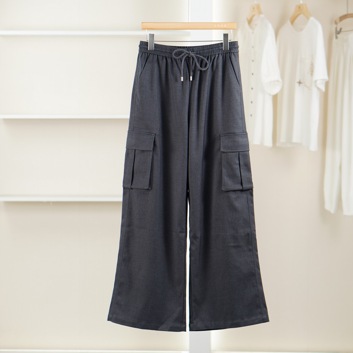 麦迪尚品【ML】51023109 松紧腰百搭休闲裤春秋女装专柜撤柜