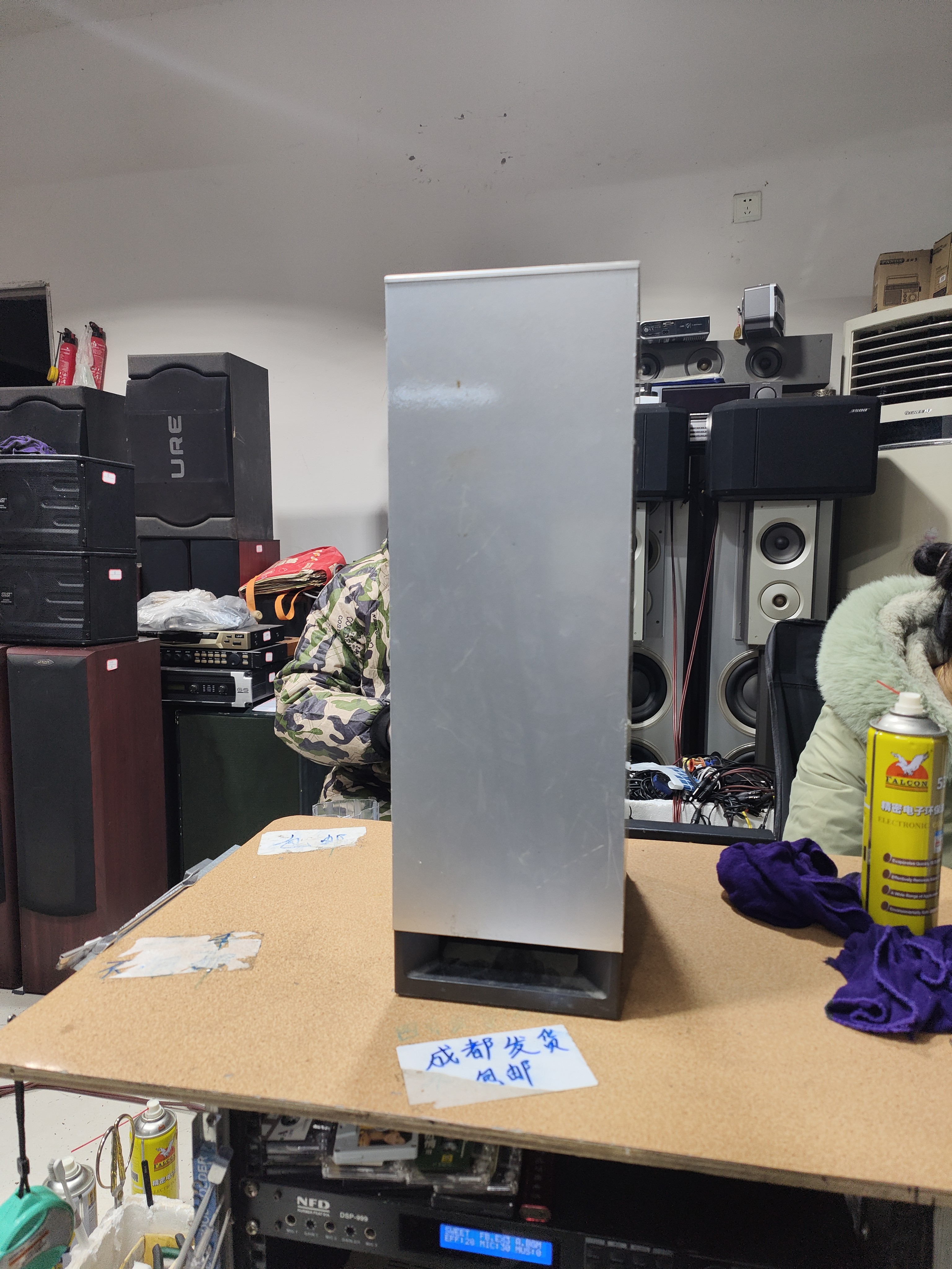 8新  二手索尼有源低音炮，成色如图（不通电，需要维修，不带线材）