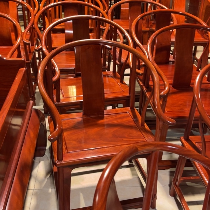 走***站成套家具紫檀木类缅甸花梨木