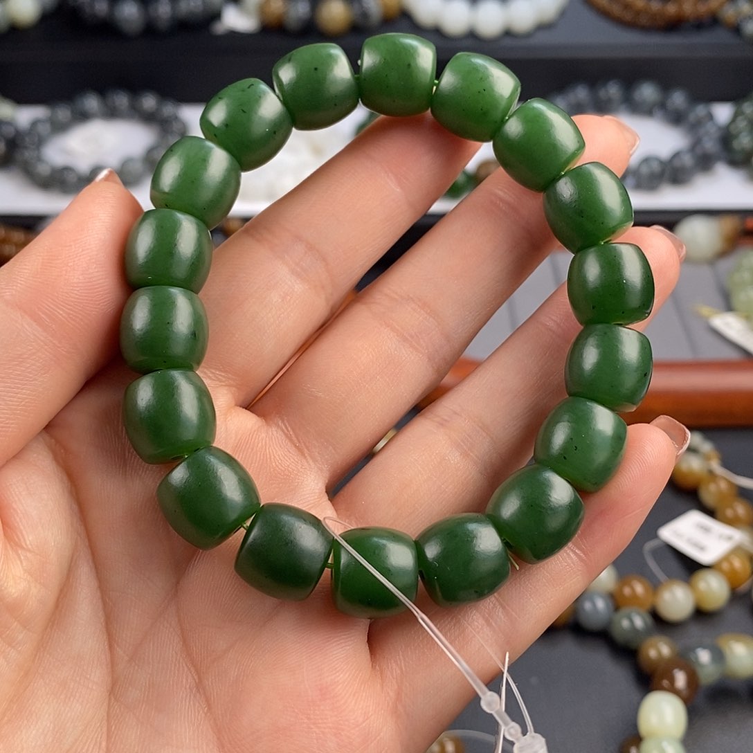 和田玉手串未镶嵌