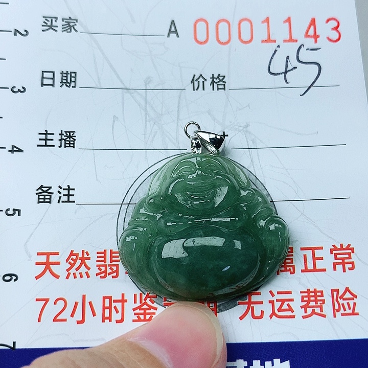 翡翠颈饰银S925镶嵌翡翠