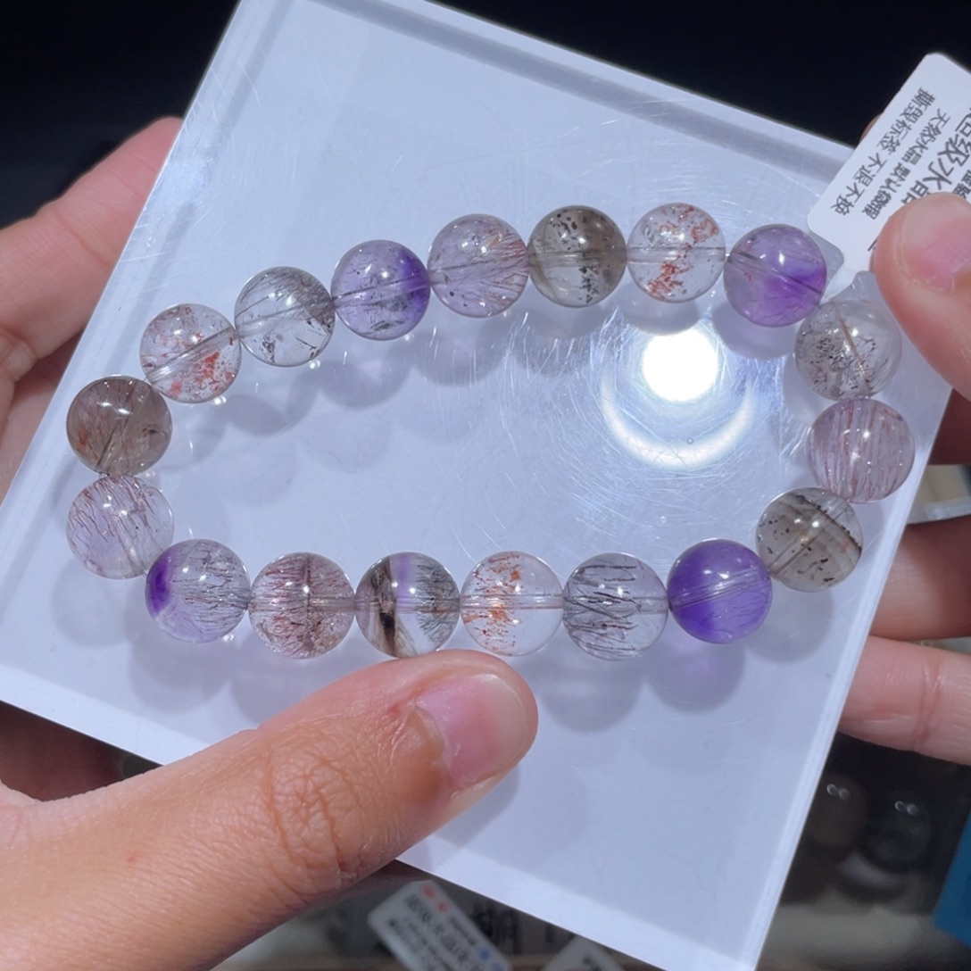 水晶手串未镶嵌46号多样性发货一J 11+