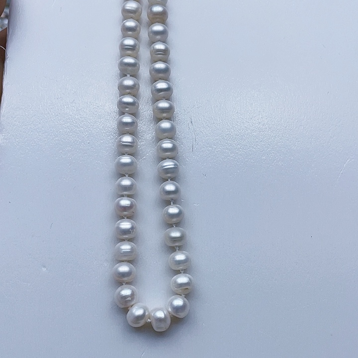淡水珍珠颈饰未镶嵌卡8➕极光冷白