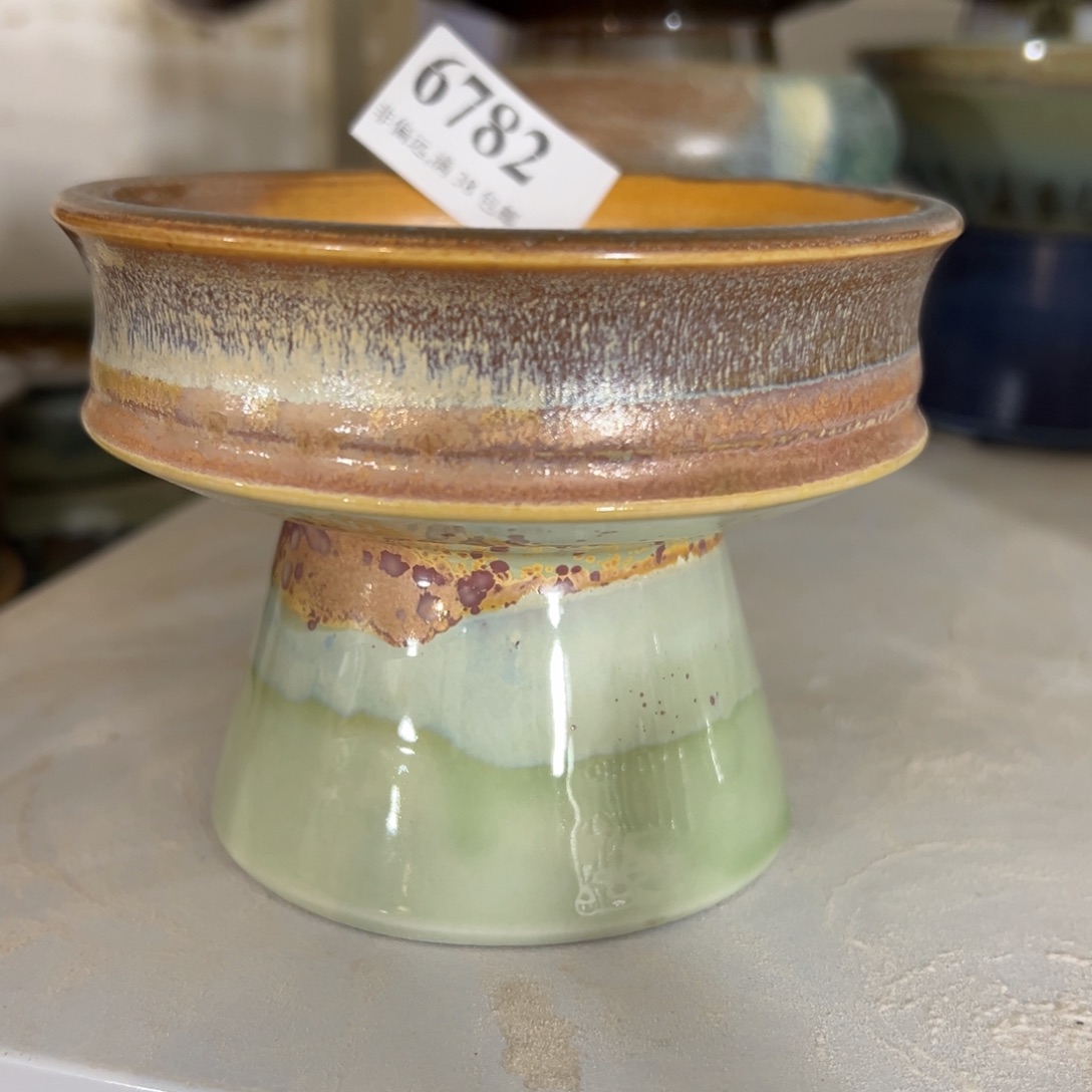 陶瓷口10高9 景德镇手工花盆