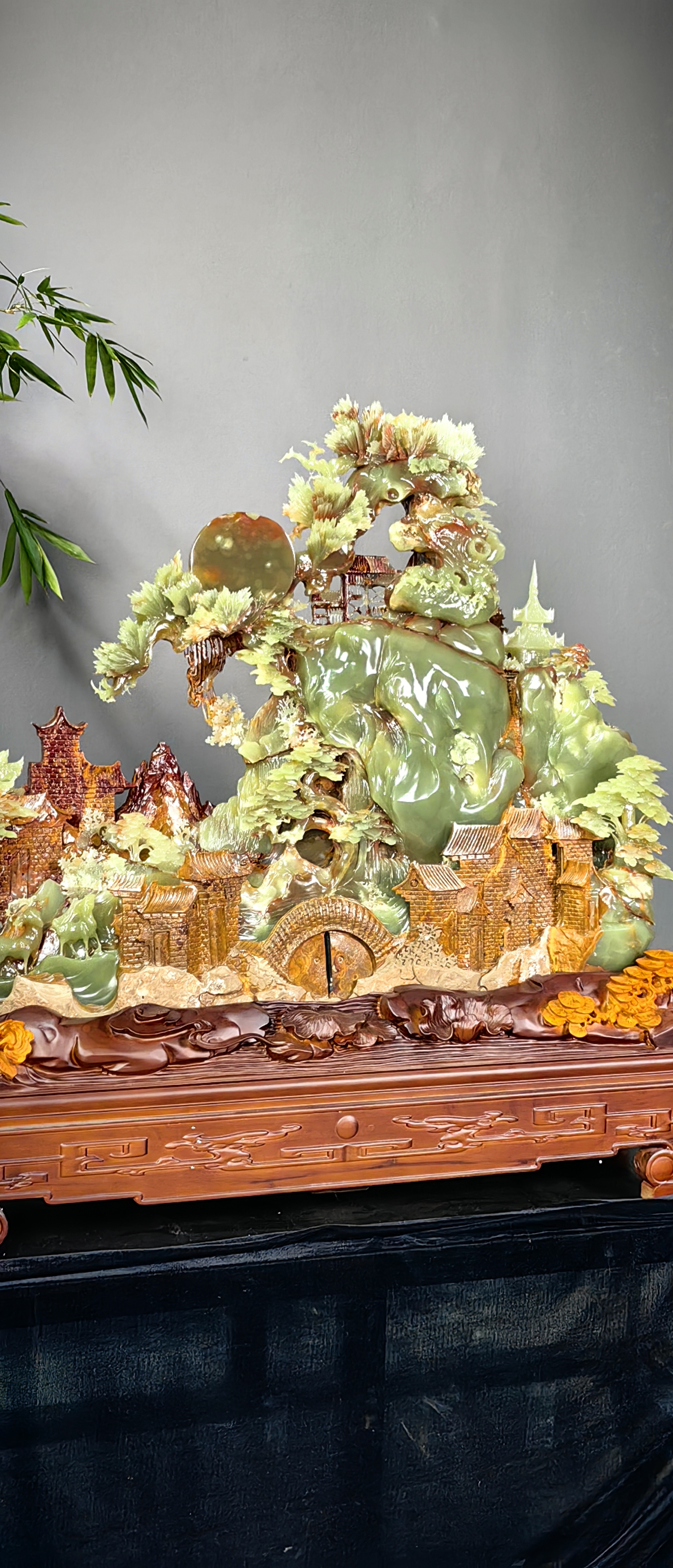 天然玉石雕刻家居摆件