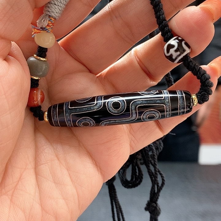 玛瑙/玉髓颈饰合金