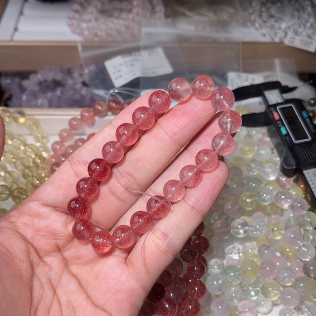 水晶手链未镶嵌草莓002