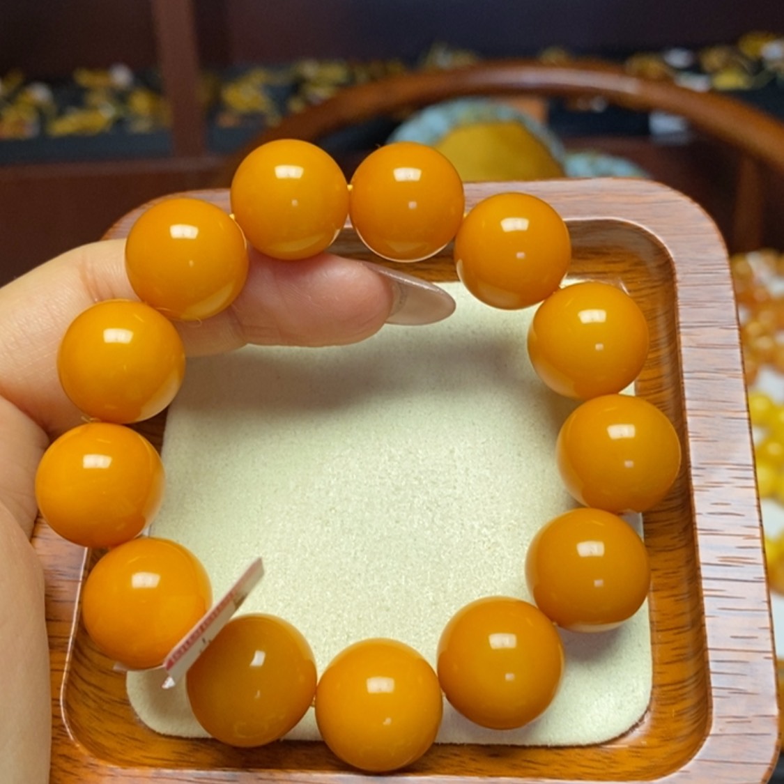 【闪购商品】蜜蜡手链未镶嵌手串