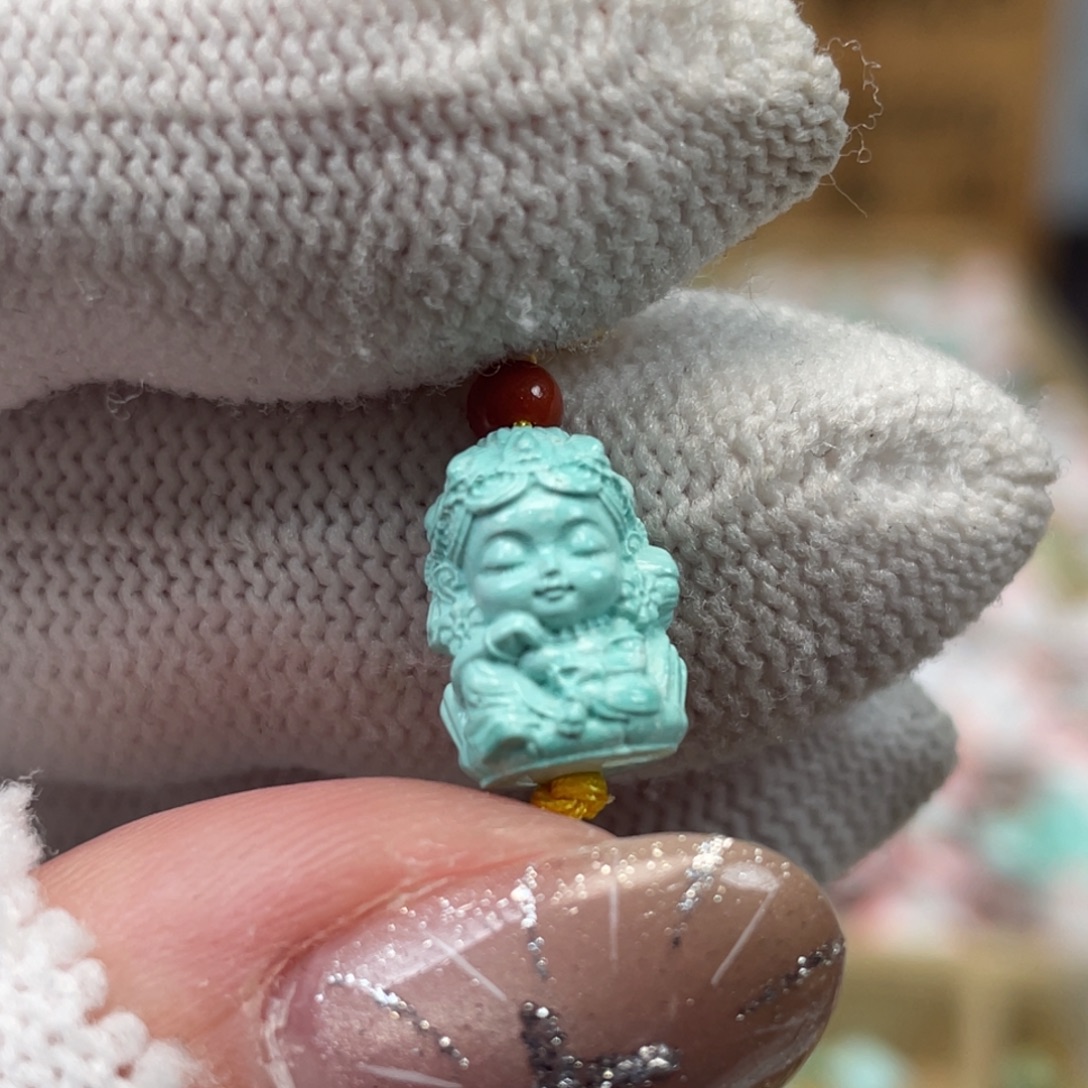 绿松石未镶嵌挂件