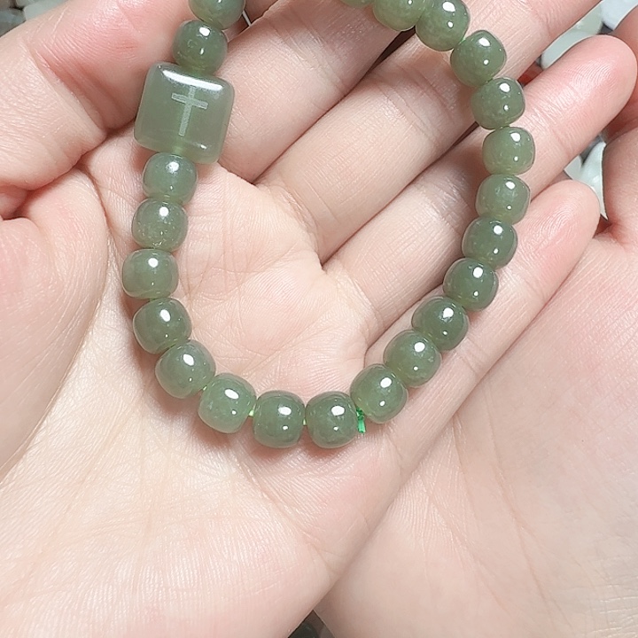 和田玉手链未镶嵌