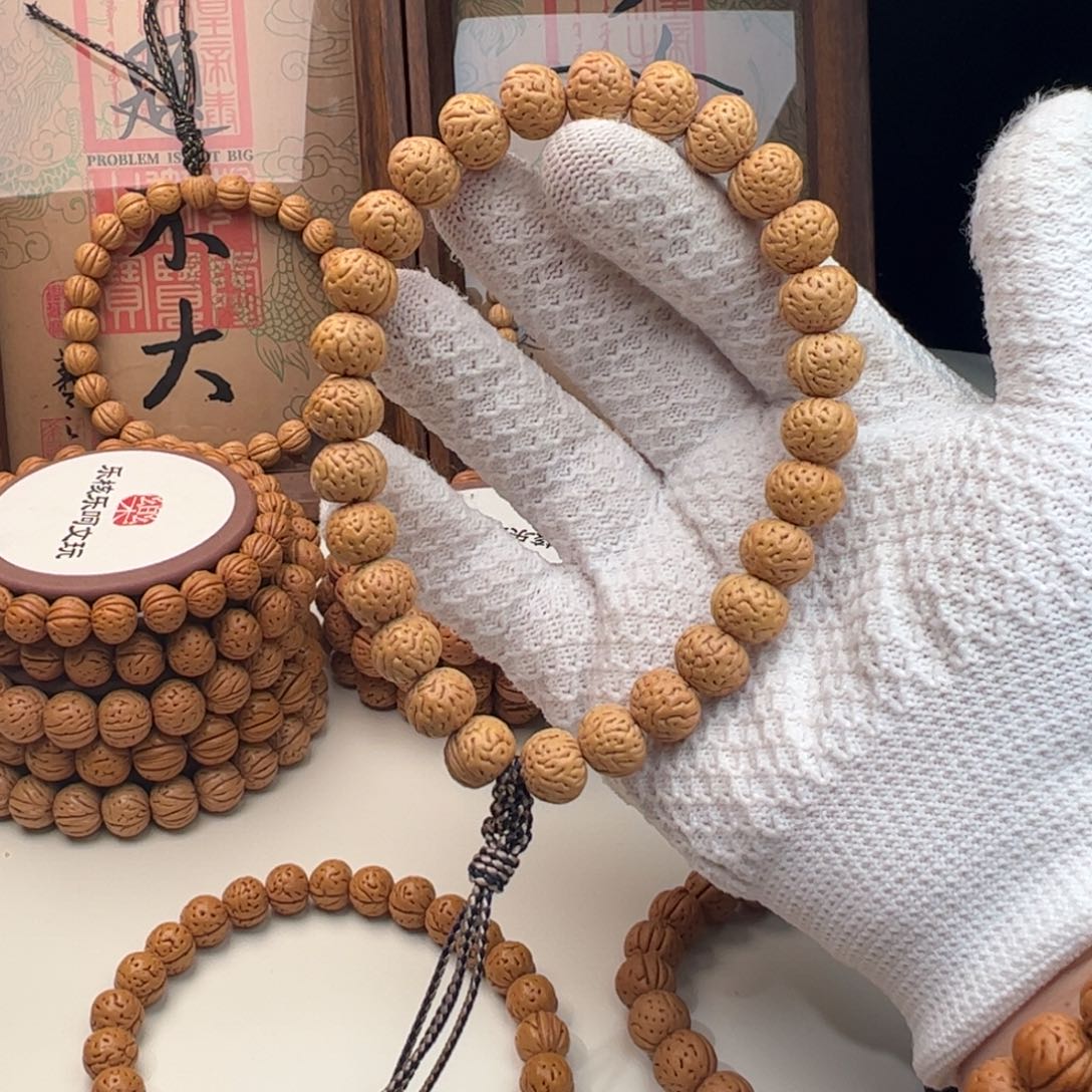 手串桃核1.3加「金二胖」超矮小黄桃手持