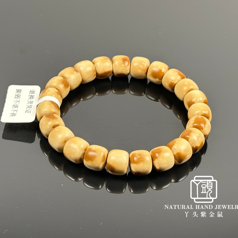 丫头实心紫金鼠[毕业三花满肉]老型纯天然原生态全品无暇精挑手串