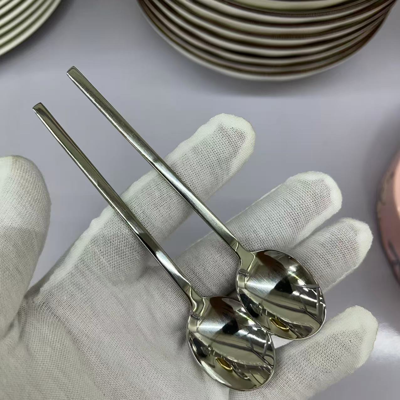 18-10不锈钢调料勺迷你咖啡勺短款搅拌勺