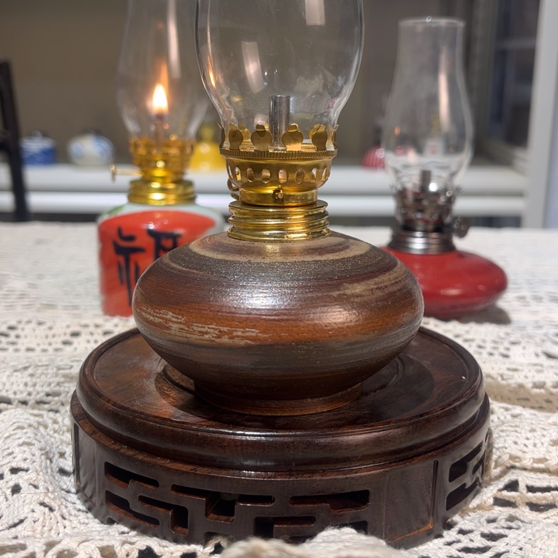 摆件景德镇陶瓷香薰灯