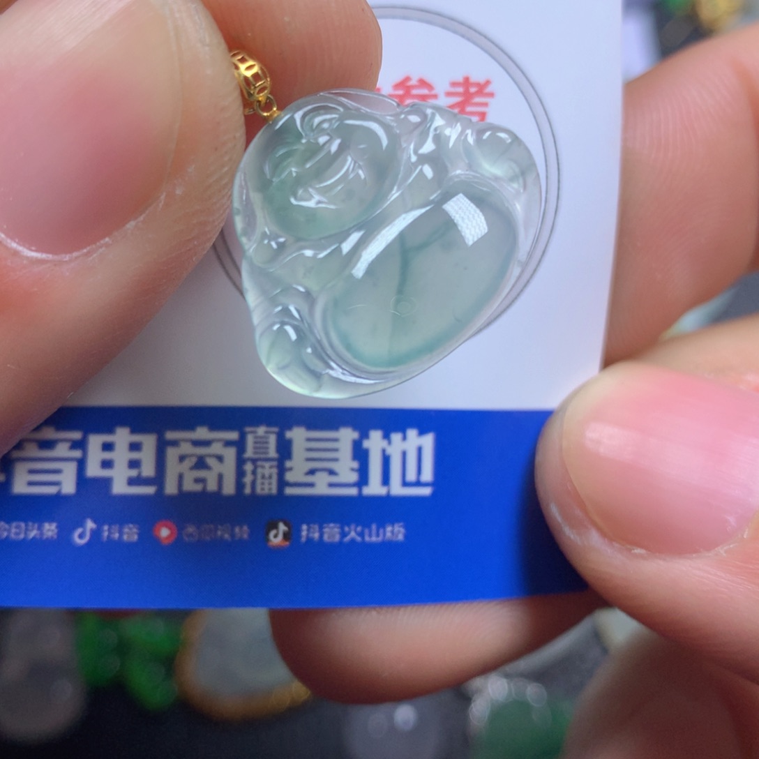 【闪购商品】翡翠颈饰18K金镶嵌翡翠