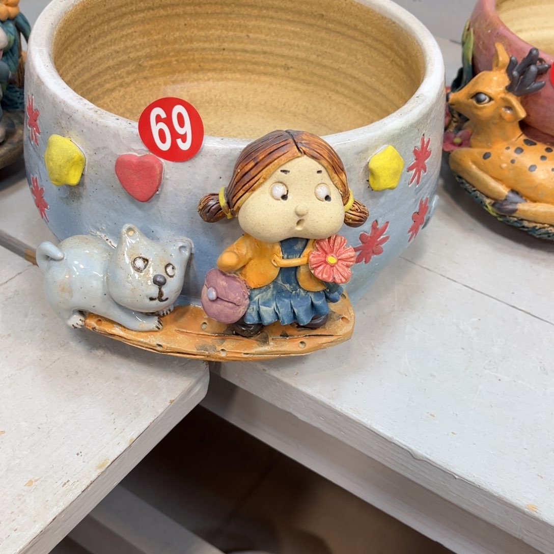 陶瓷69 号新年福利特价陶然花器