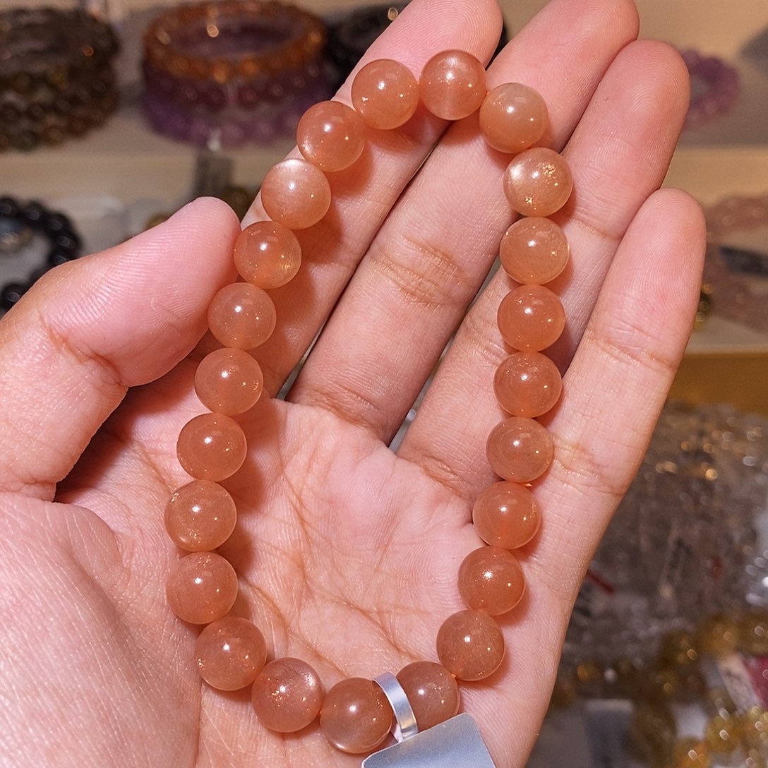 【闪购商品】手链未镶嵌月光石橙月光8.8mm