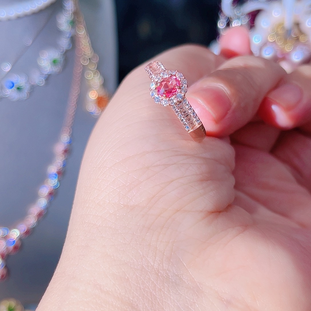 彩色蓝宝石手链银S925镶嵌