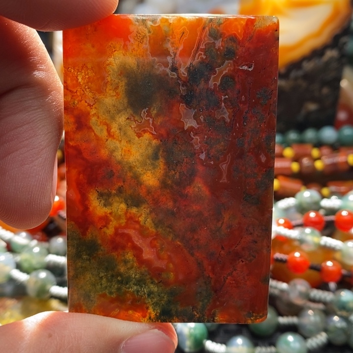 【闪购商品】玛瑙/玉髓颈饰未镶嵌绿***湾