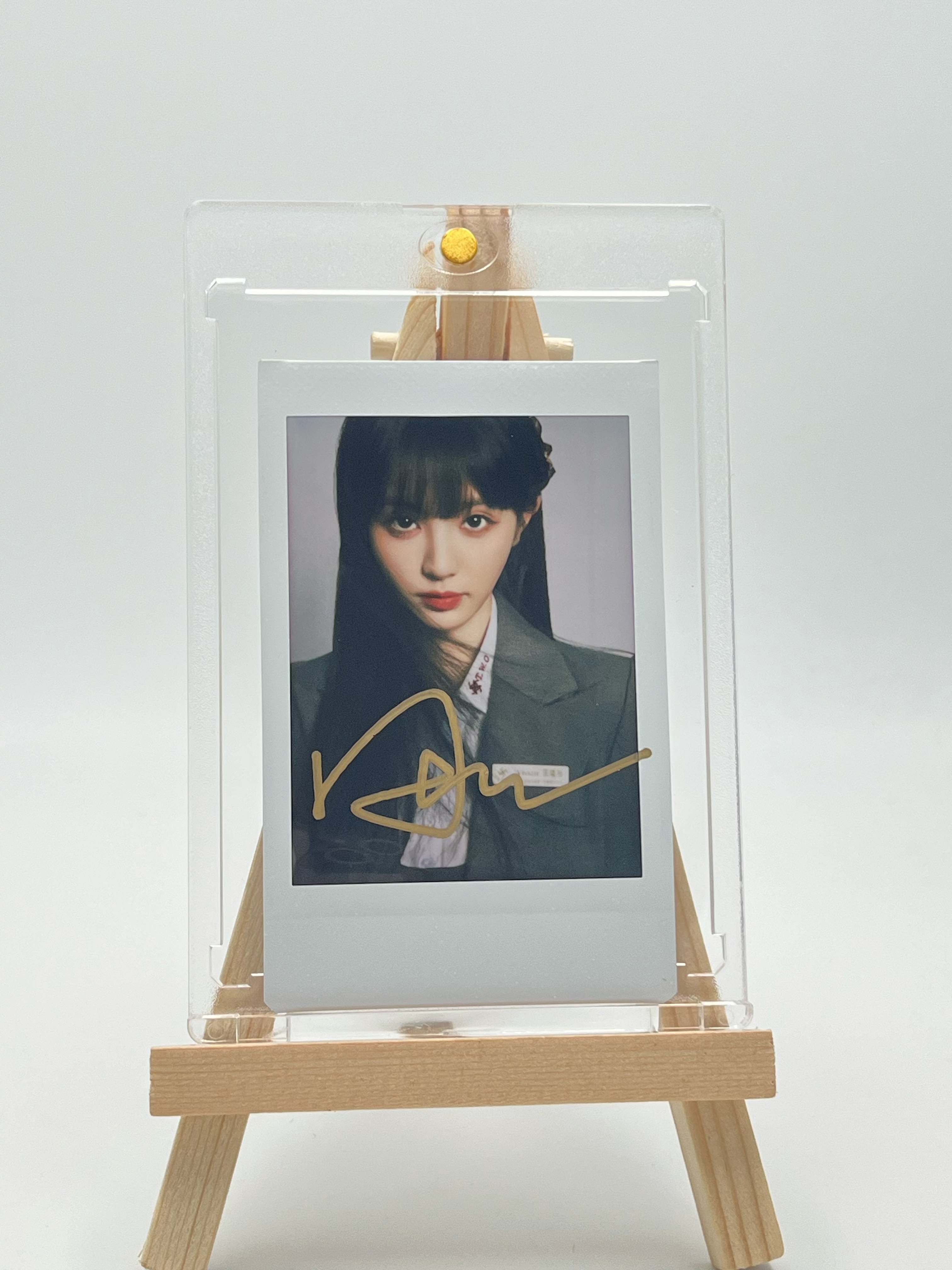 W204【田曦薇】亲签三寸正品富士拍立得mini相纸 白边