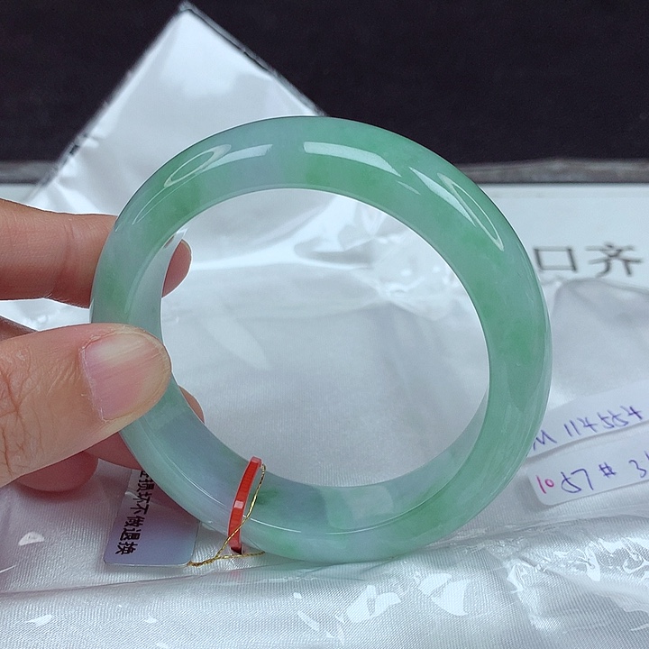 翡翠未镶嵌手镯57圈4554