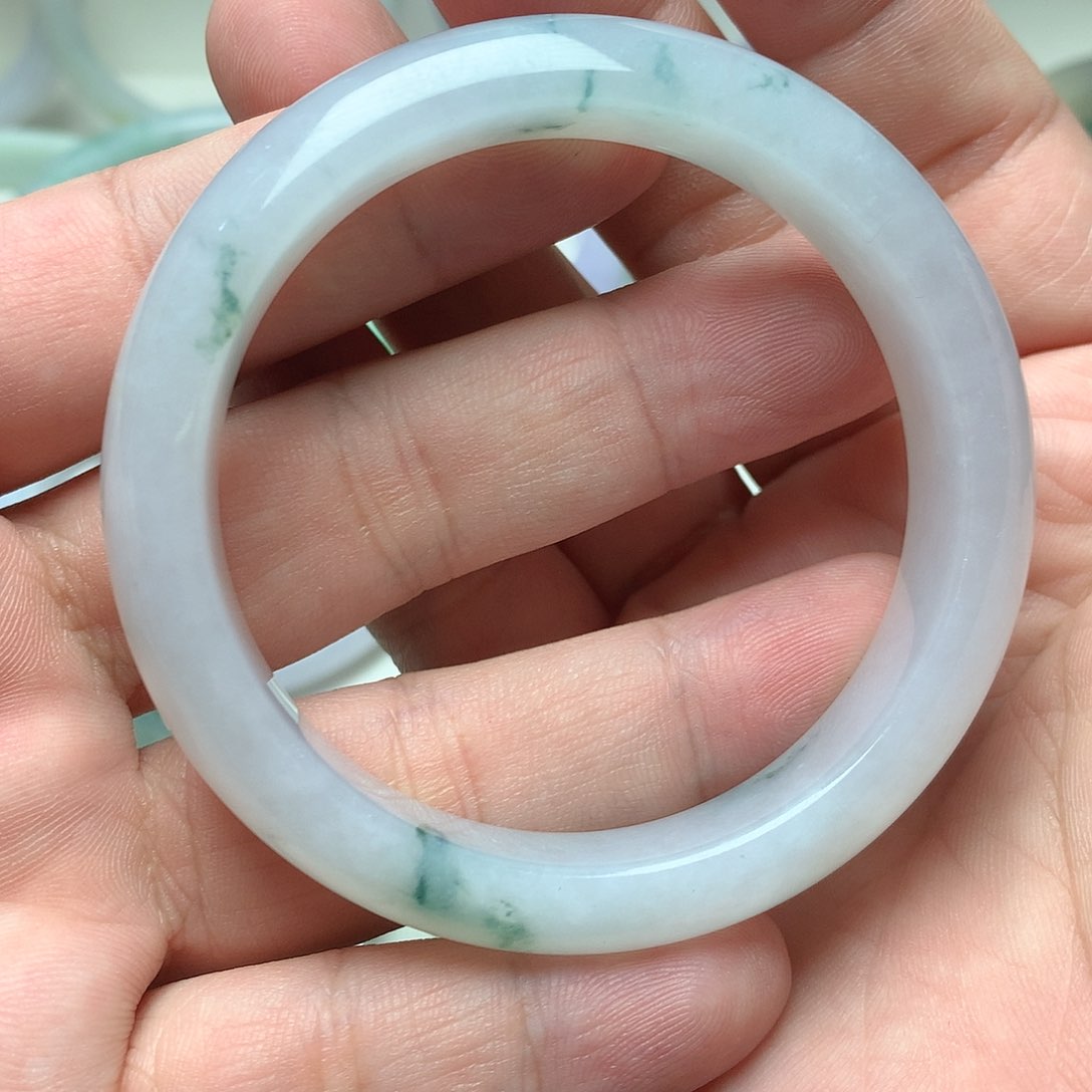 颈饰未镶嵌翡翠失*54 瑕疵镯