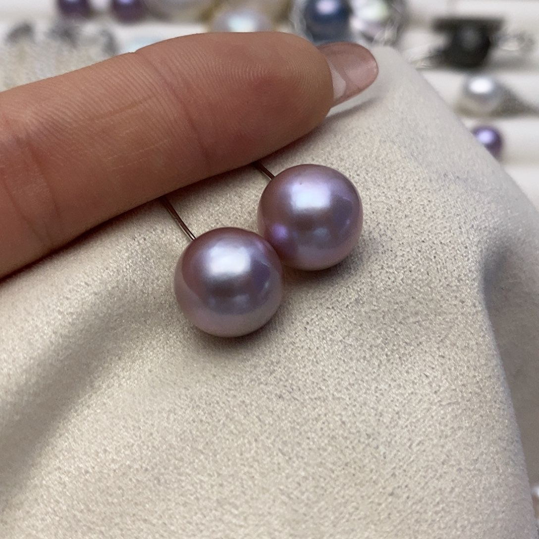 【闪购商品】淡水珍珠耳饰银S925镶嵌