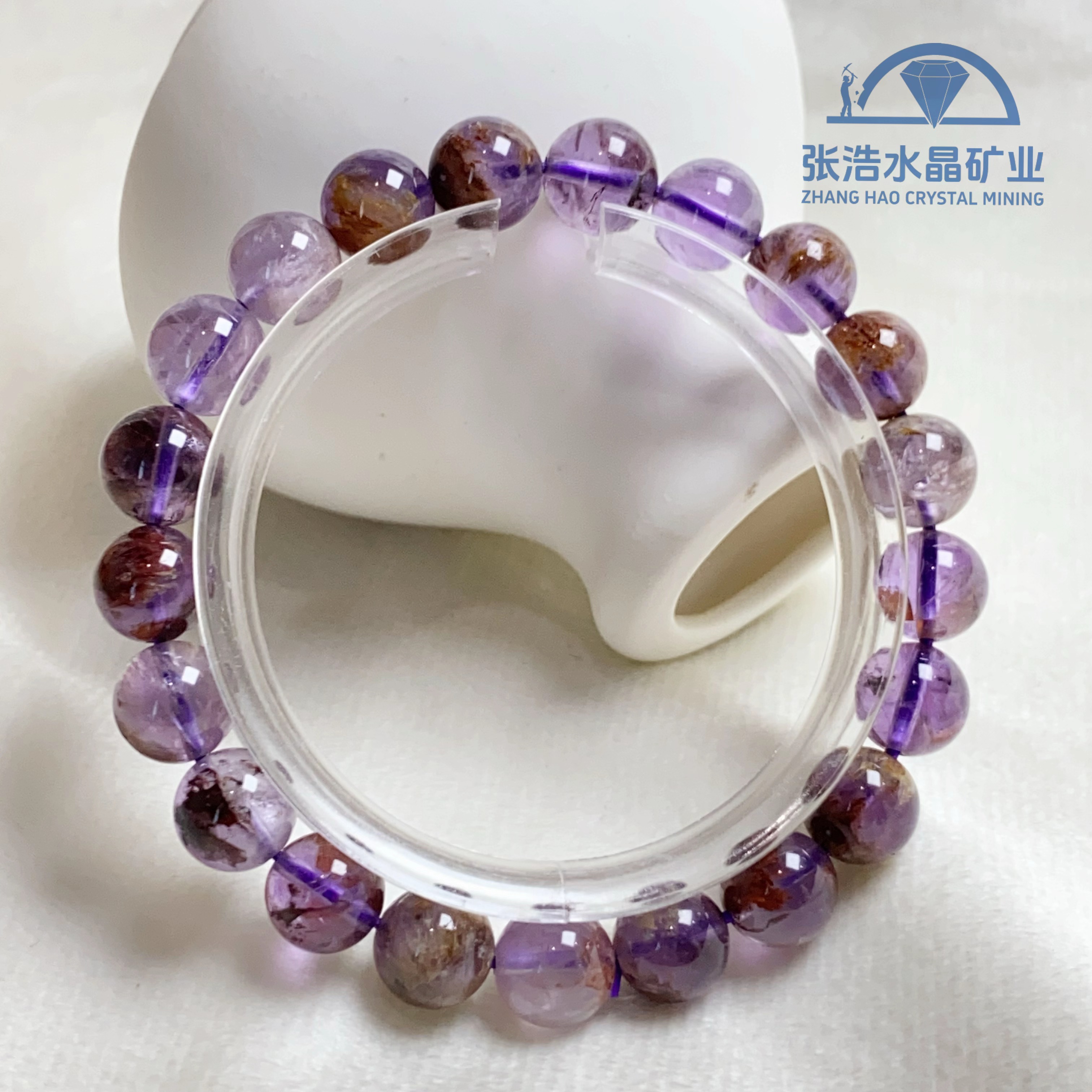 【星浩好物】紫幽灵手串 QT92K14【多样性发一件】9mm+