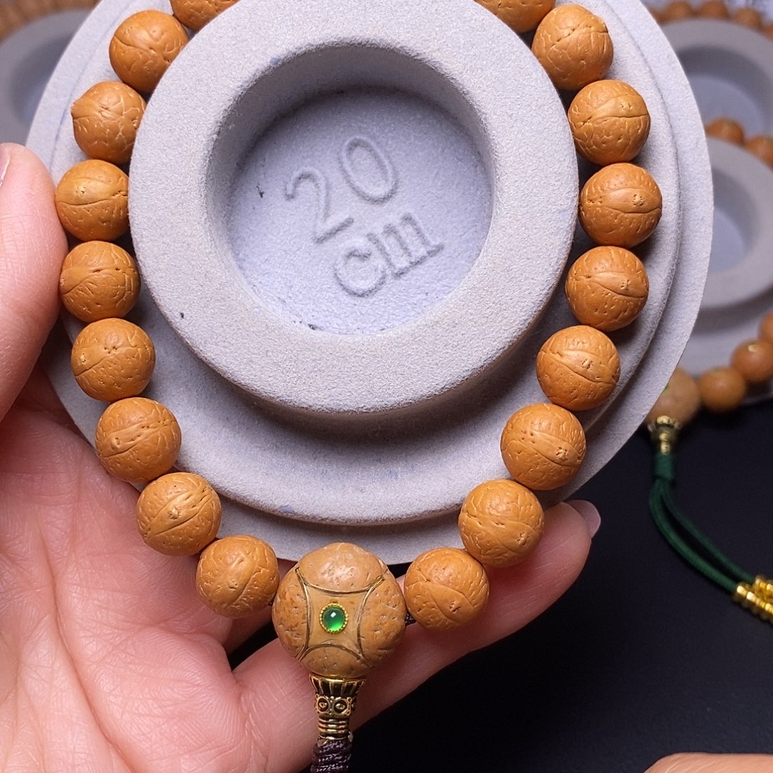 凤眼菩提吊坠11.5手串