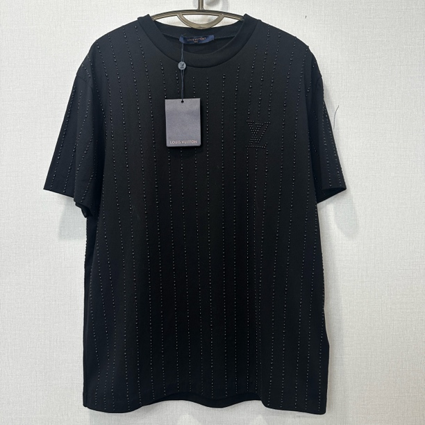 未使用 LouisVuitton/路易威登 黑色水晶串珠短袖 尺码：M  11333