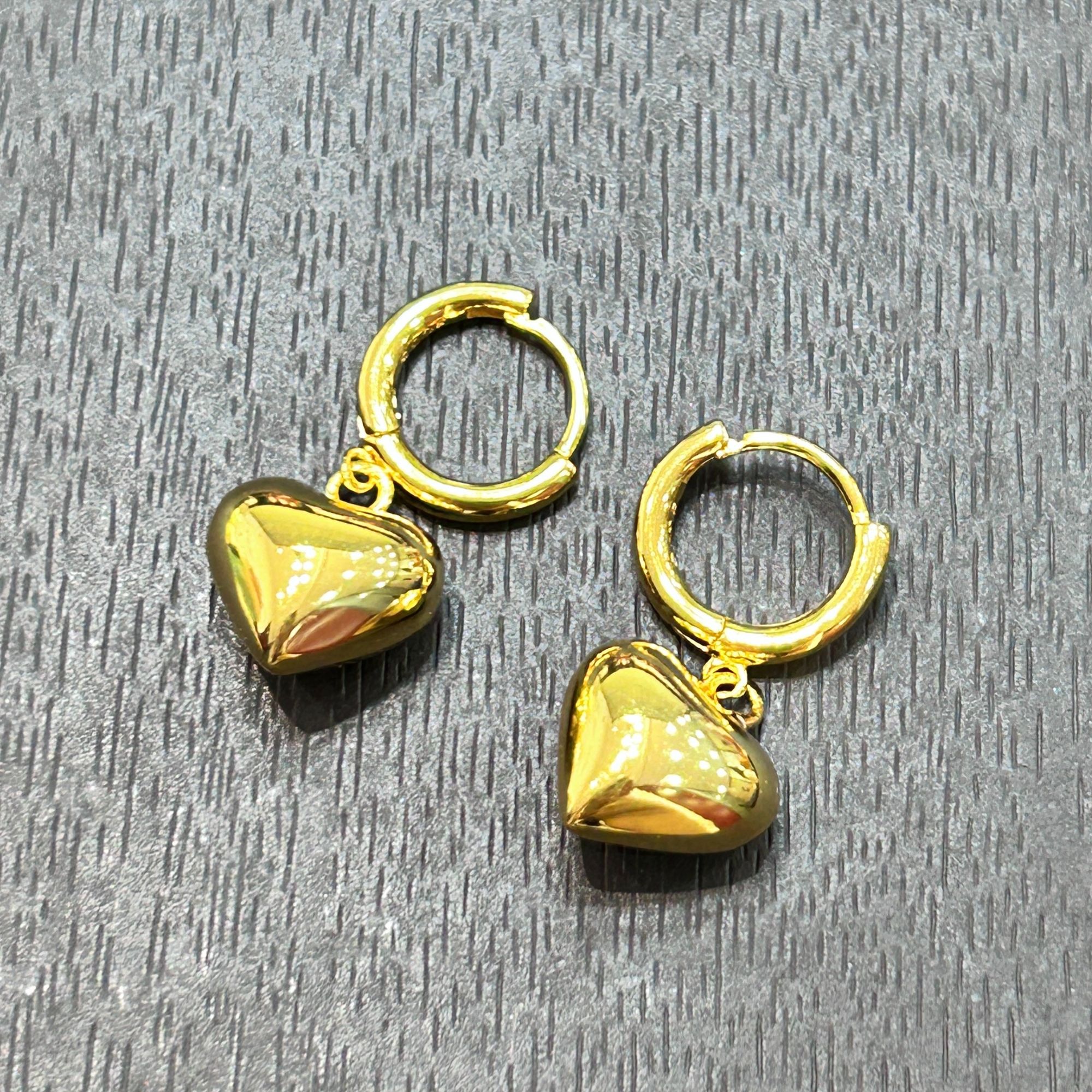 925银耳饰 【销冠专享】925银怦然心动黄色耳坠YE1324