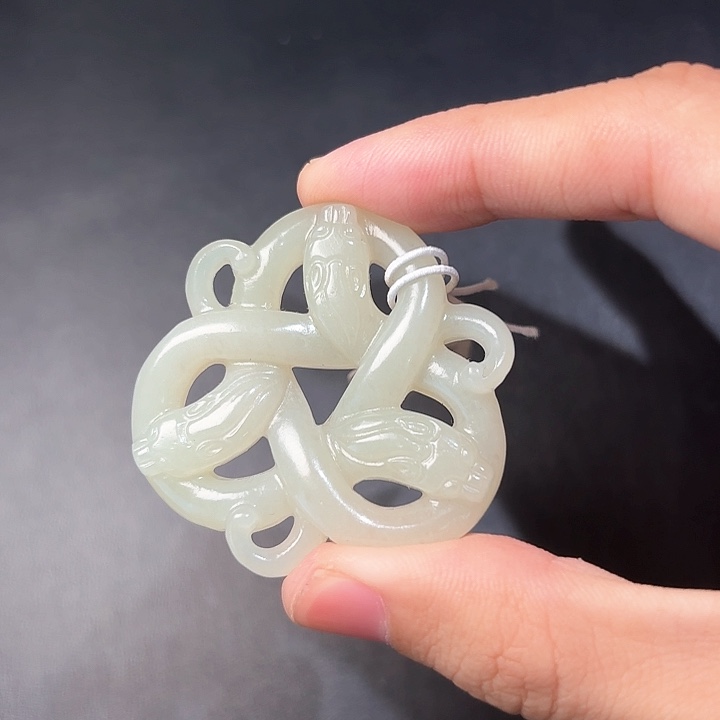 和田玉挂件未镶嵌M**吴