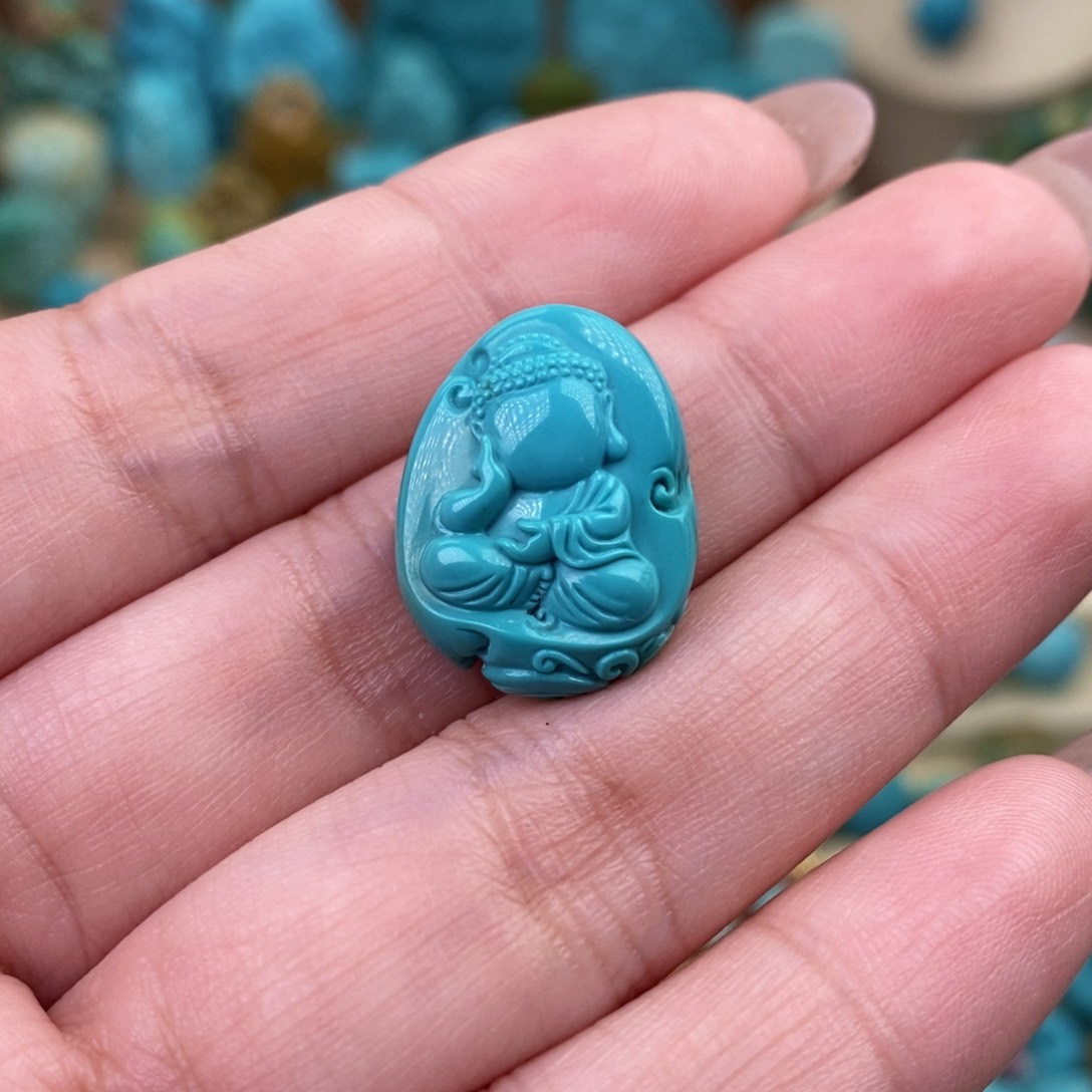 绿松石珠宝奇石未镶嵌